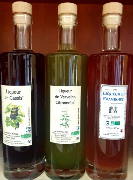Liqueurs les jardins du Cap